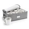 Sorbus Coffee Mug and Glass Organizer - Storage Mug Box for Shipping with Label Window, Handles, & Dividers (Fits 12 Mugs)